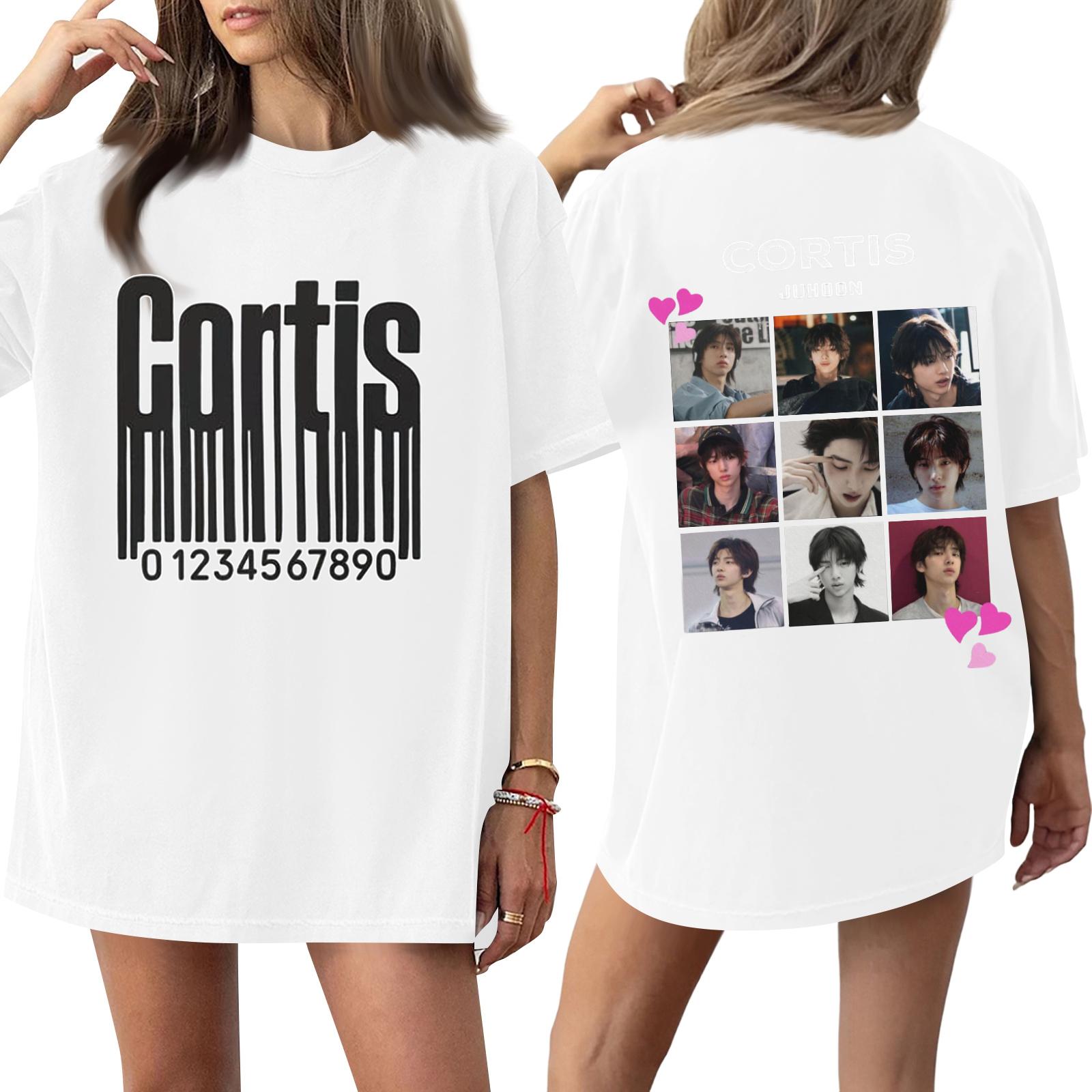 

Women s Casual Fashion Round Neck Casual Letter Print Short Sleeve T-Shirt Top XL білий