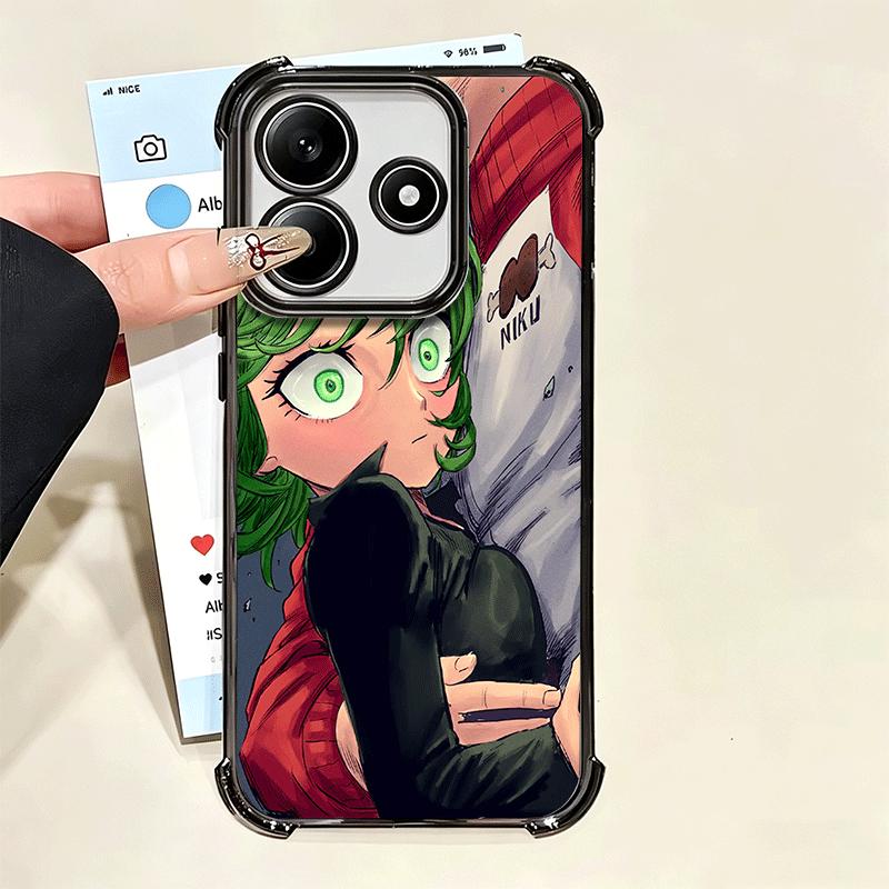 One P-Punch-Mans Tatsumaki Soft Phone Case For Xiaomi Poco X7 X8 Pro Max X6 X5 X3 F8 Ultra F7 M8 M7 M5S Redmi 15C 15A 15 14C 13C