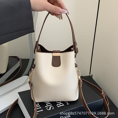 High-end Texture Versatile Portable Bucket Bag Women's 2025 New Niche Design Shoulder Bag Hot Fashion Crossbody Bag