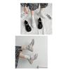 Women S Beaded Strap Thick Sole Mary Jane Shoes