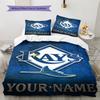 Name Custom Tampa Bay Rays Logo Pattern Bedding Set Quilt Cover Pillowcase Home Decor Gift (1 * duvet cover + 2 * pillowcase, without core)