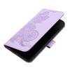 (iPhone 16, Purple) For iPhone 16 Phone Cases Mandala Flower Leather Wallet Mobile Cover with Strap