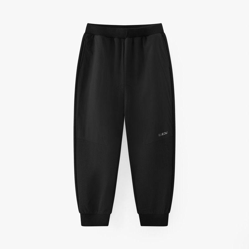 Mqd Children s Clothing Boys  Patchwork Sports Pants Autumn New Children s Outdoor Cycling Reflective Sports Sweatpants Black 110