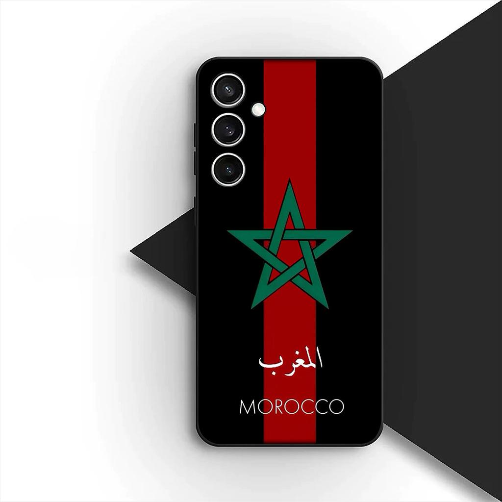 Cover per Telefono con Bandiera del Marocco per Apple iPhone 17 14 15 16 Plus Pro Max 16E ProMax + 16Plus 14+ 16+ Custodia Protettiva