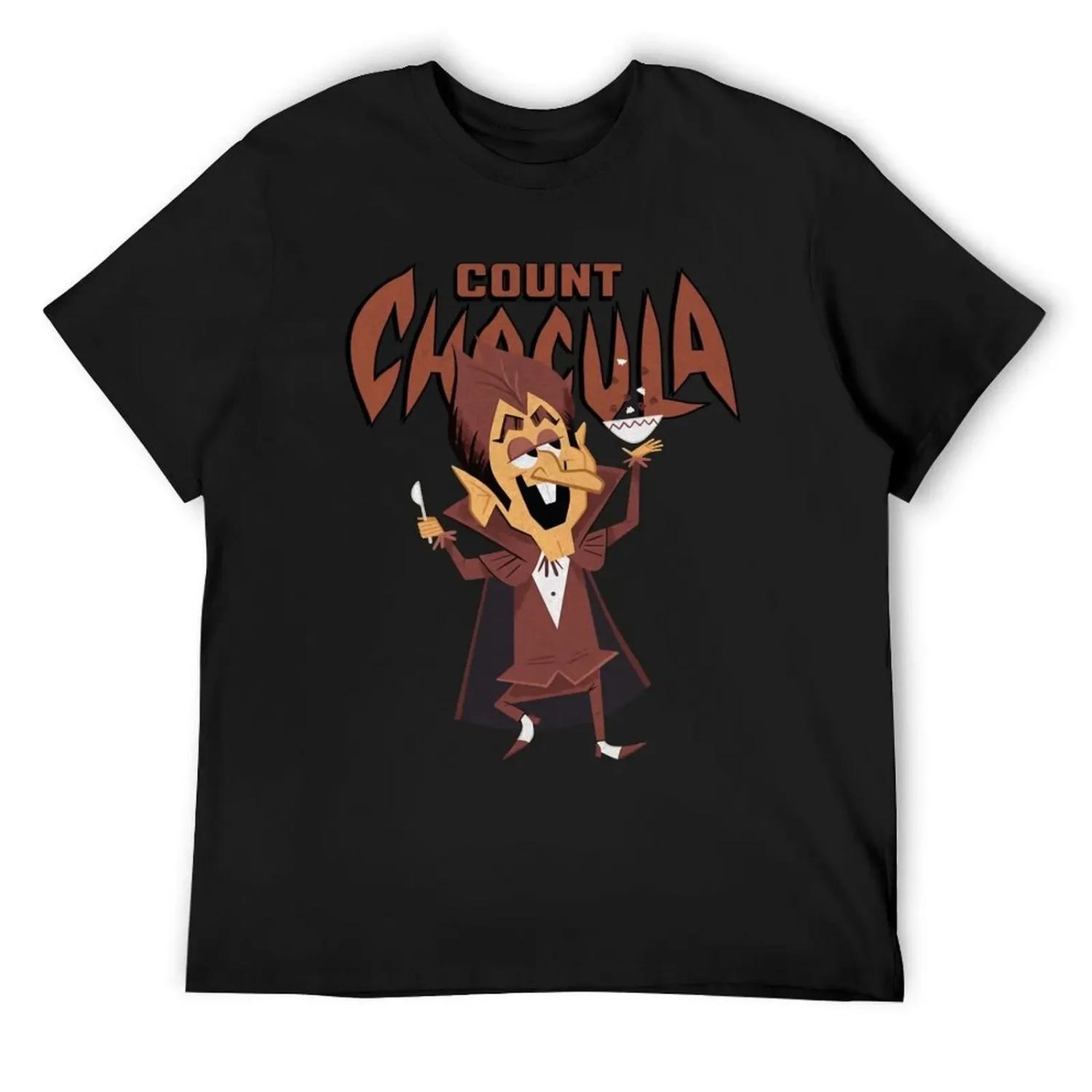 

Classic 70s Count Chocula Monster Cereal Mascot and Logotype Sticker T-Shirt oversizeds oversized mens graphic t-shirts anime S