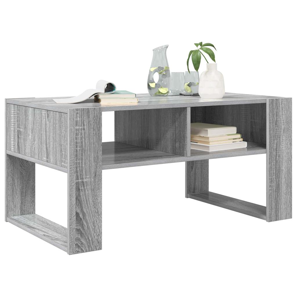 Coffee Table Grey Sonoma 92 x 53 x 45 cm Particleboard