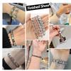 Vintage Pearls Zircon Bow Heart Butterfly Gold Color Pendant Italian Charm Links Stainless Steel Fit 9mm Bracelet DIY Jewelry