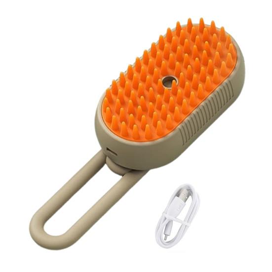 Pet Steam Brush 3-in-1 Spray Pet Brush for Shedding Grooming Massage Cleaning
