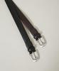 [Nano Universe] Split Leather Dress Belt Men's F Black 668-6150202