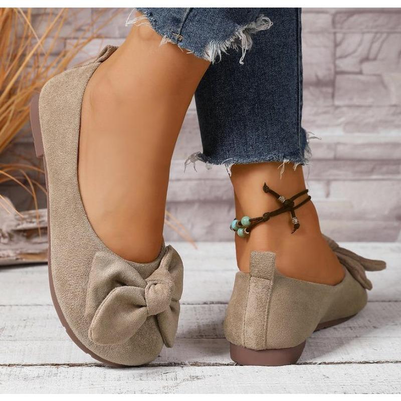 New Style Pointed Toe Shallow Mouth Breathable Comfortable Casual Flat Shoes Wear-resistant Non-slip Women's Loafers