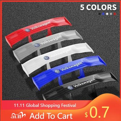 Nuevo Nuevo B6 Para Coche Volkswagen Mini Spoiler Trasero Ala Modelo Pequeño de Motocicleta Canard Winglet de Cola ABS Carbono Para Volkswagen R L