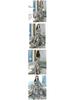 Elegant Red Rose Floral Ink Dress - Women's New Spring/Autumn Long Sleeve Vacation Outfit