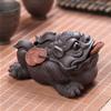Lucky Golden Toad Tea Pet Ornament