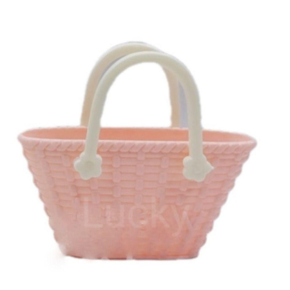 Cotton Knapsack Dollhouse Dollhouse Min Handbag DIY Cute LUCKY Shopping Bag Mini Dress Up Princess Handbag Children Gift