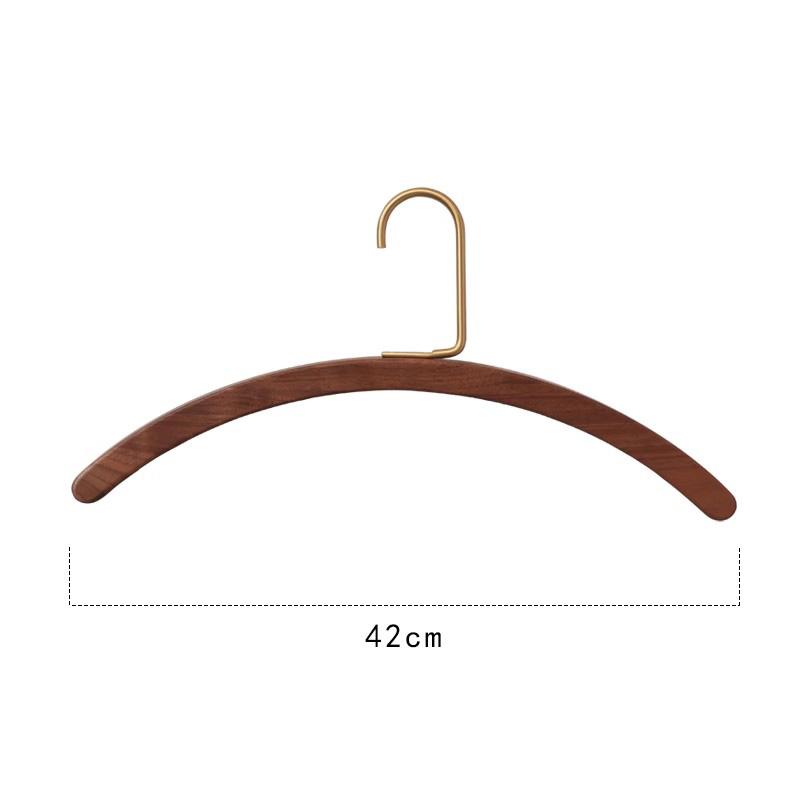 

1 шт. Деревянная вешалка Натуральное дерево грецкого ореха для Стойка для хранения одежды Прочная бытовая Стойка для сушки белья Органайзер для гардероба 1pc