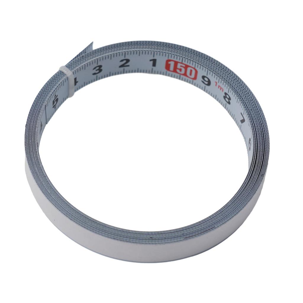 Metric Miter Track Tape Measure 15M with Steel Scale Ruler for Woodworking Table Saw Router Table and Band Saw