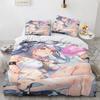 Kawaii Anime Sexy Girl Bedding Set,Duvet Cover Comforter Bed Set Quilt Cover Pillowcase,King Queen Twin Size Boys Girls Adults