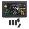 Indoor Outdoor Thermometer Hygrometer WiFi Wireless LCD Digital Temperature Humidity Weather Forecast Station for Home