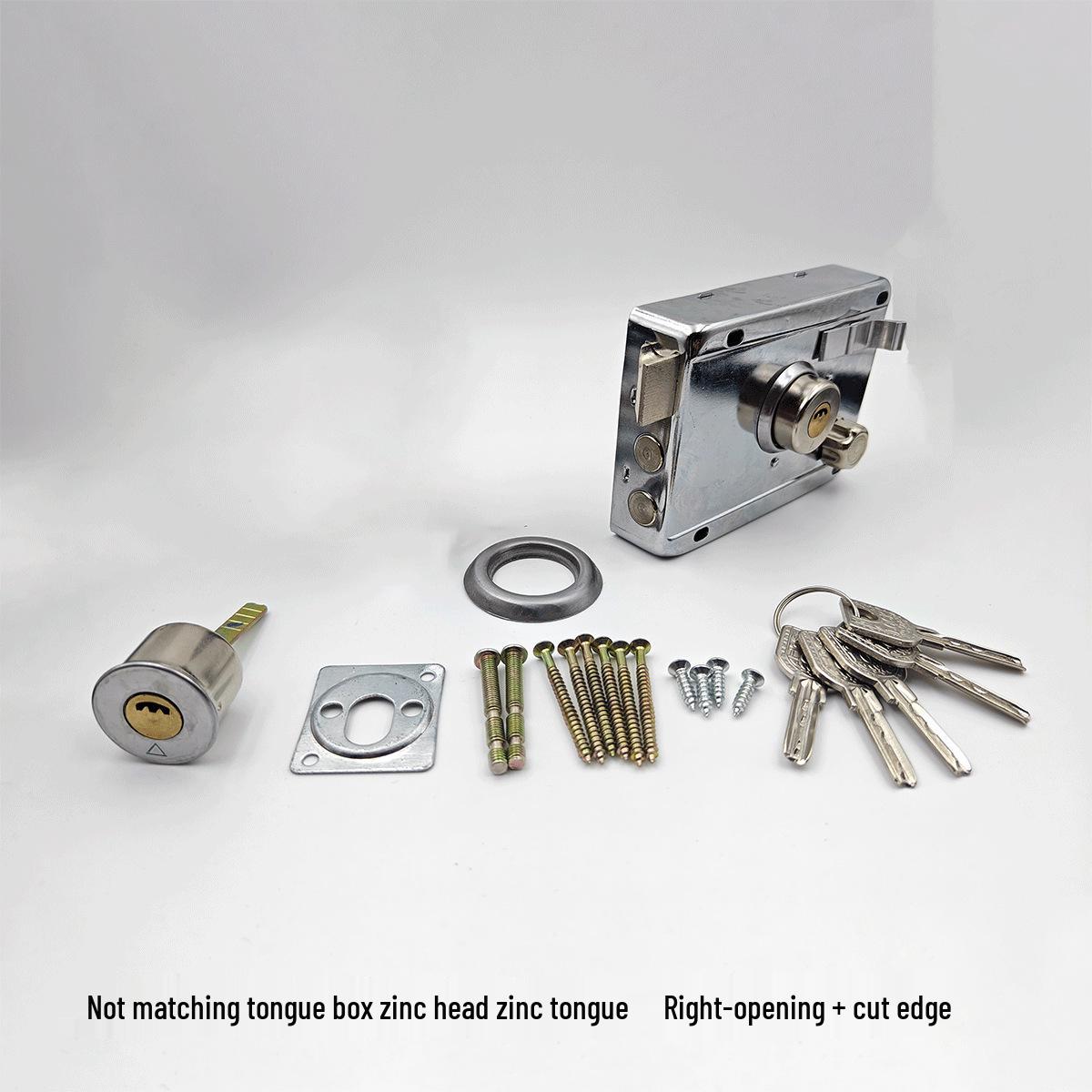 

Universal Anti-Theft Door Lock for Bedroom, Rental, Wooden, Iron, Stainless Steel, Exterior, and Interior Doors