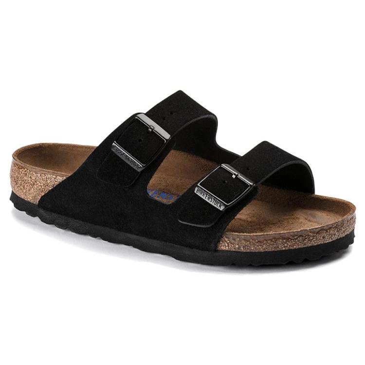 Birkenstock Slide Slippers Unisex Black Regular 0951321