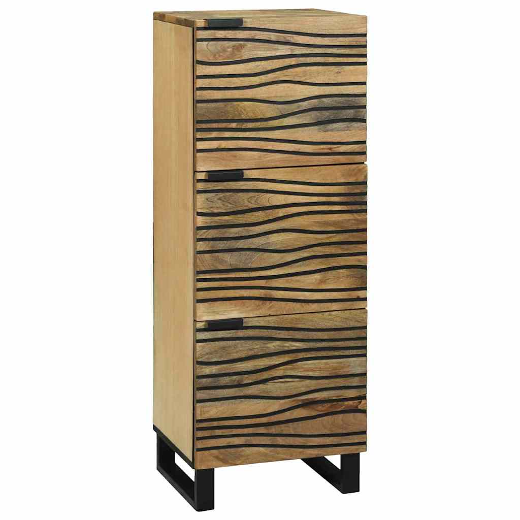 Highboard Brown 40 x 33 x 110 cm Solid Mango Wood