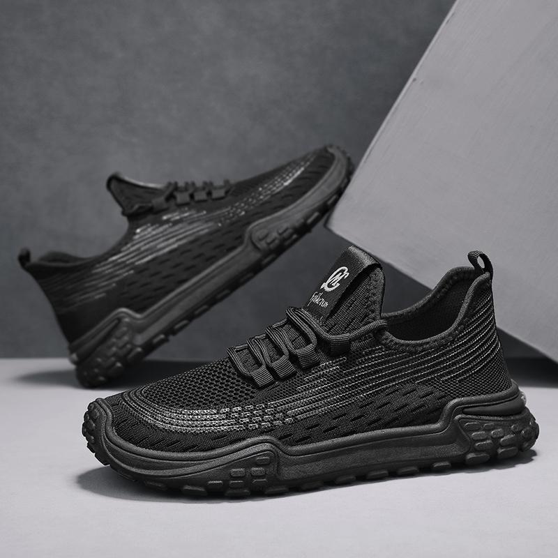 

2025 New men s Chunky Sneakers Lightweight Soft Fashion Walking Shoes Breathable Tennis Shoes for Sport Gym Workout Toning 39 чёрный