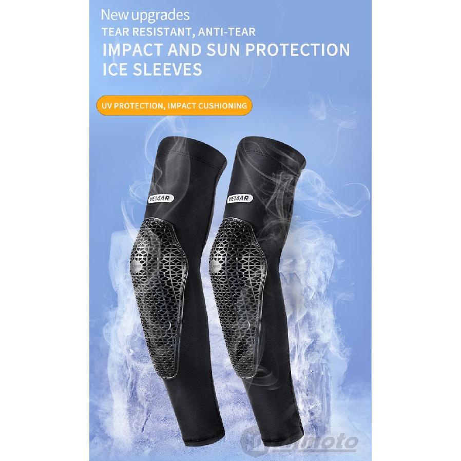 VEMAR Gekühlte Anti-Sturz Motorrad Knie Ellbogen Protektoren Hohe Elastizität Motocross Knieschützer DH ATV MTB Radsport Moto Ärmel Knieschützer