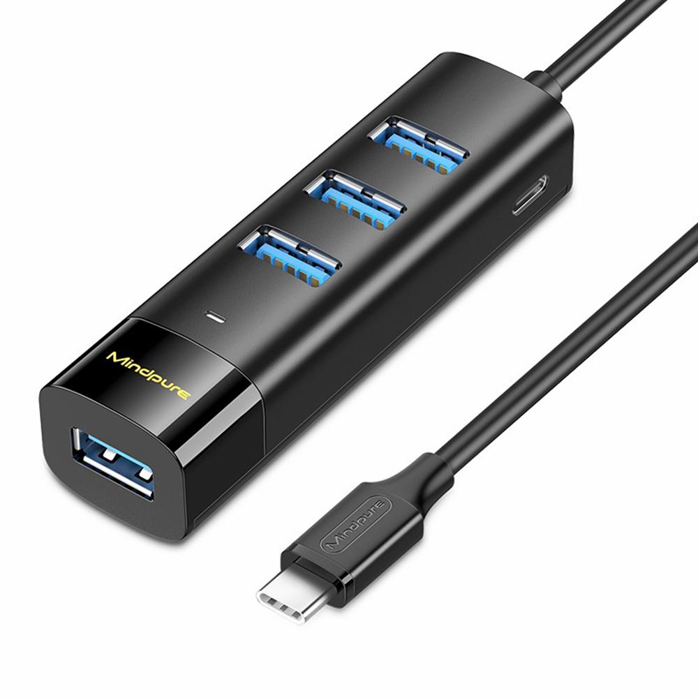

MINDPURE US023 1.5м Type-C до USB 3.0 4-портовий хаб Високошвидкісна док-станція для ноутбука As Shown A