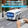 Control Gesture Sensing Mini Bus RC Car Auto-Follow Line Tracking Obstacle Avoidance Toy with Soccer for Boys Toy Birthday Gifts