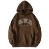 Casual Loose Hooded Sweater Fashion Print