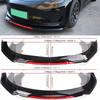Universal Car Front Bumper Red Lip Splitter Diffuser Lip Body Kit Spoiler Bumpers Protector Work for Most Car