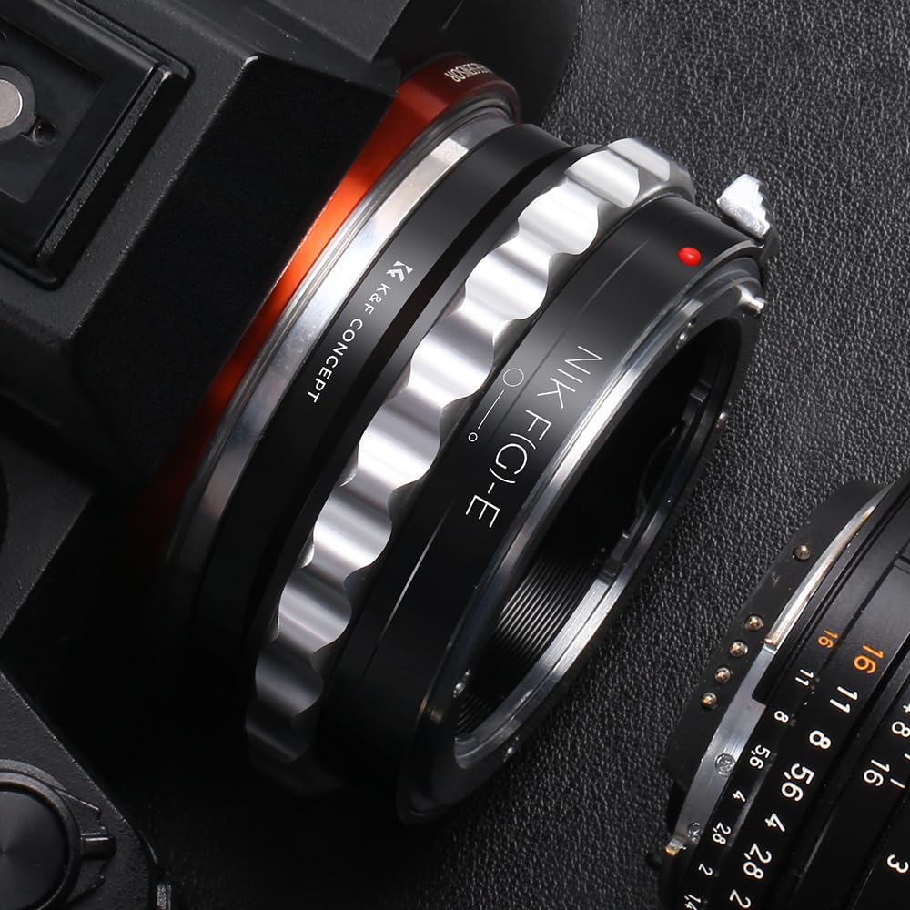 CONCEPT Mount Adapter for Nikon Lenses To Sony NEX Infinity Direct from the Manufacturer K&F F-Mount G-Type E-Mount Cameras, High-Precision Focusing,