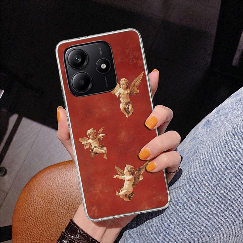 Bible Angel Phone Case For Xiaomi Redmi Note 15 14 13 12S 12 11 Pro Plus 14S 11S 11E 10 10S 11T 5G Personalized Cover Redmi Note