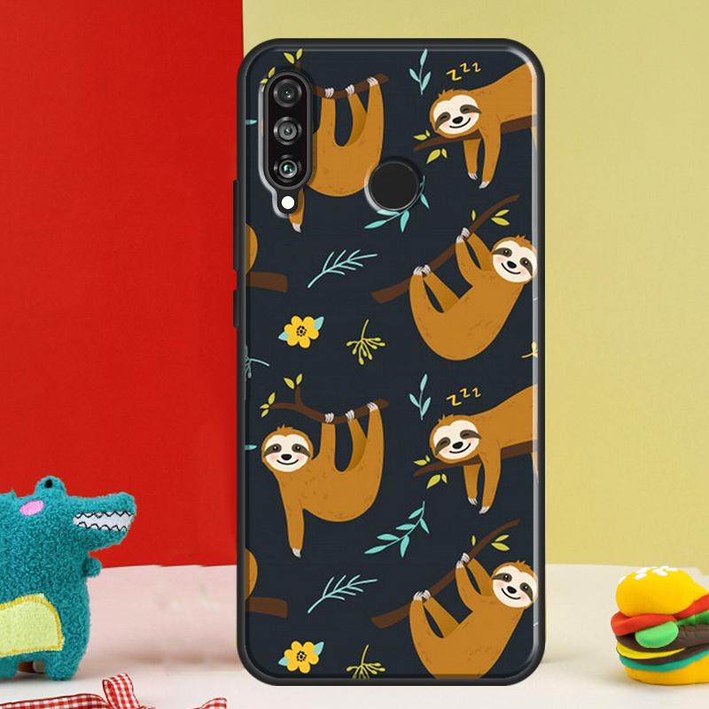 Sloth Cute Animal For Huawei Nova 9 10 SE 12i 12s 11i 5T Y91 Y90 Y60 Y70 Y72 Y61 P60 Pro P20 P30 P40 Lite Case