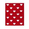 Soft Knitted Baby Love Heart Blanket Stroller Crib Car Seat Toddler Swaddle Wrap Lightweight Air Conditioner Throw