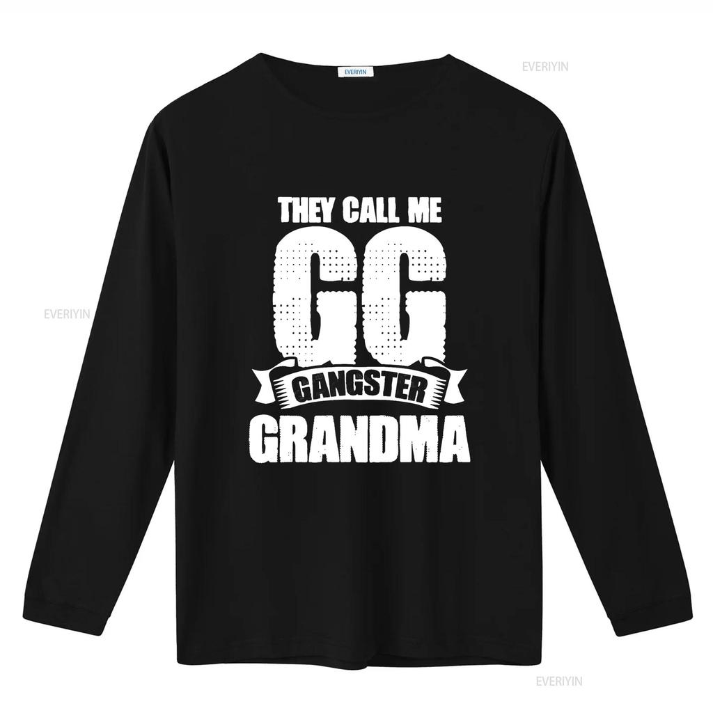 Grandmother They Call Me GG Gangster Grandma Gangsta T Shirt vintage Washed Unisex streetwear Stretched Breathable graphic