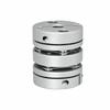1pc Aluminum Alloy D34L45 Double Diaphragm Coupling Elastic Connector D34mm L45mm Ball Screw Step Servo Motor Encoder Computer