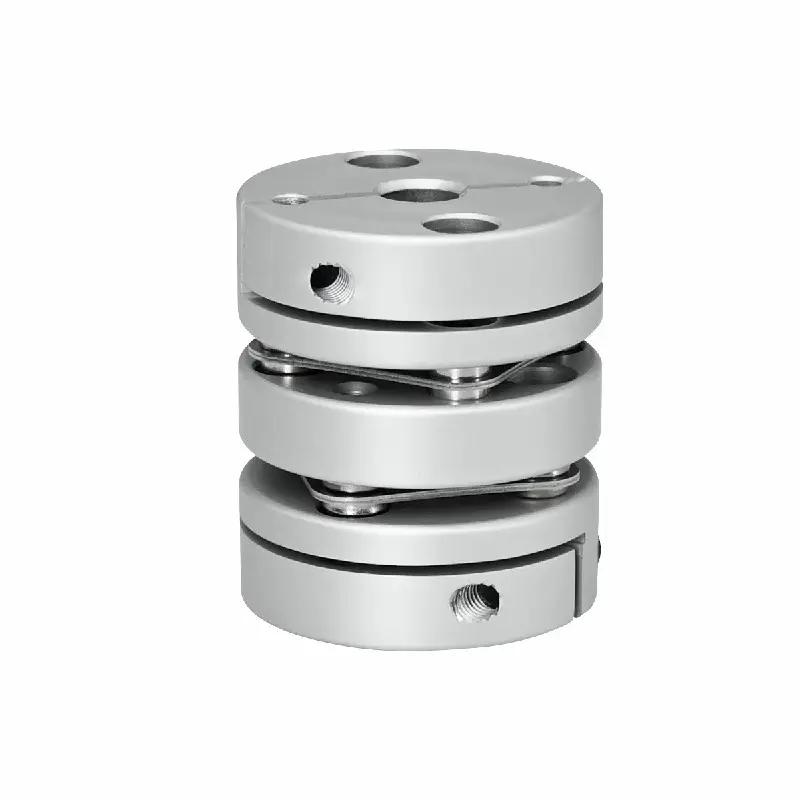 1pc Aluminum Alloy D34L45 Double Diaphragm Coupling Elastic Connector D34mm L45mm Ball Screw Step Servo Motor Encoder Computer