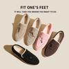 Inner Height Increase 2 New Leather Velvet One-pedal Matte Light Casual Board Shoes Women