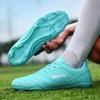 Men's/ Women's Football Boots Youth Artificial Grass Training Long Nails TF Microfiber Mesh Breathable Football Shoes Children's Football Shoes