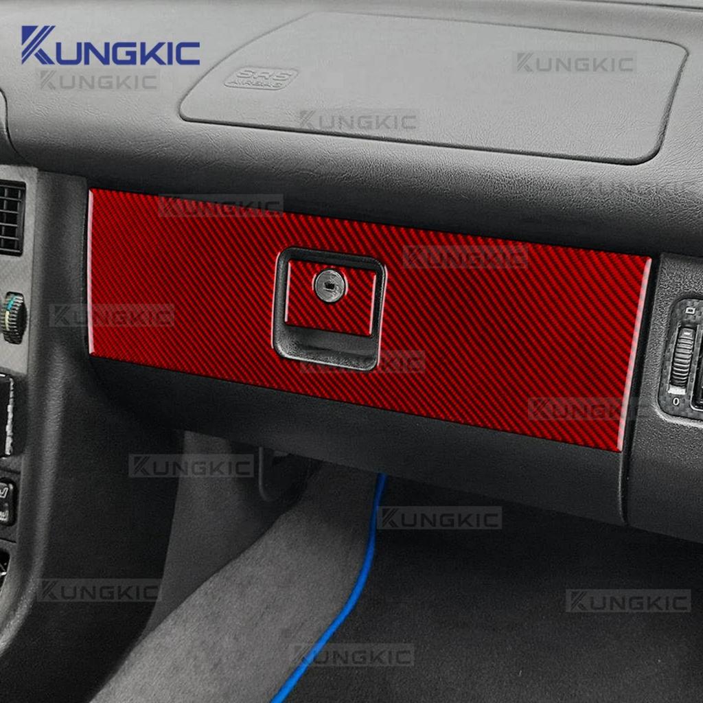 For Mercedes-Benz SLK R170 1996-2003 Passenger Glove Box Decor Trim Anti Scratch Dashboard Interior Upgrade Mod Car Accessories