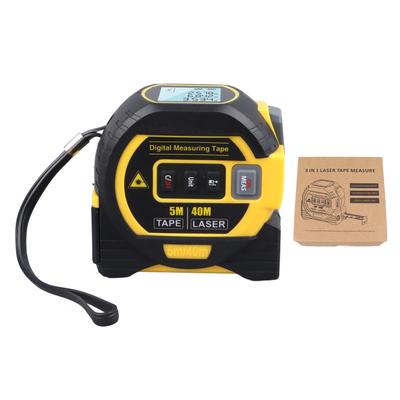 Laser Tape Measure 3 In 1 40m Laser Ranging Infrared Digital Tape Measure for Industry Accurate