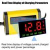 Fully Automatic Car Battery Charger with Digital LCD Display 2A Fast Charge Level 3 for AGM GEL Lead Acid Batteries