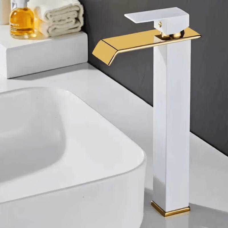 Handon Black Wide-Mouth Hot/Cold Basin Faucet