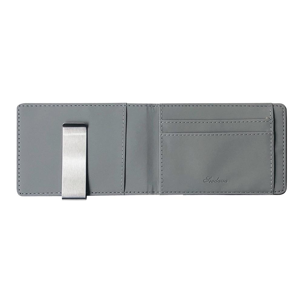 

Korean Cross-Grain PU Men s Card & Coin Holder светло-серый