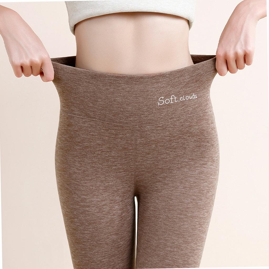 Women's High Waist Casual Pants Solid Color Leggings Long Trousers Running Winter And Fall