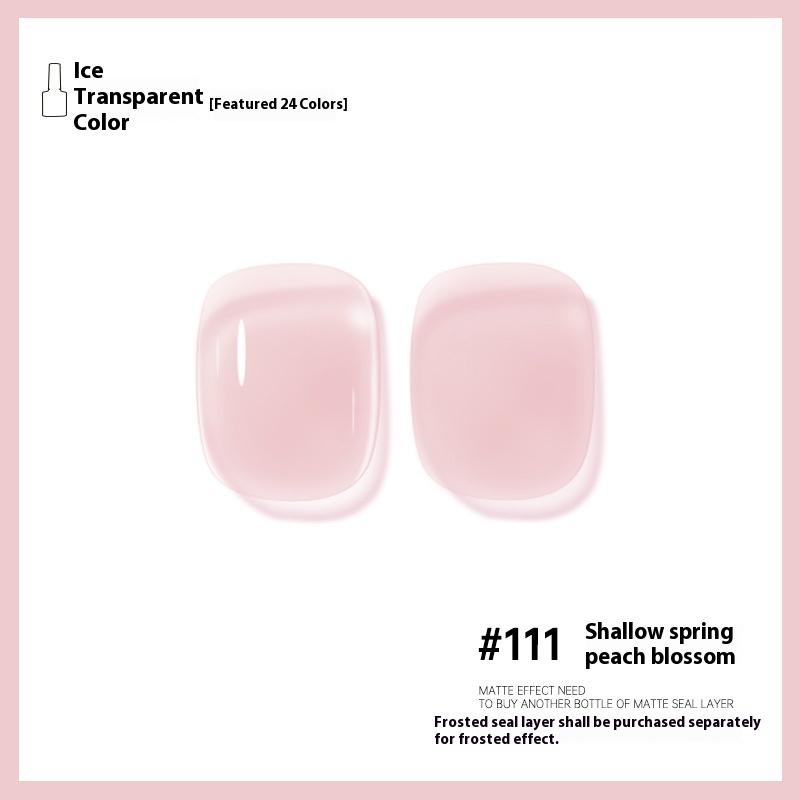 Lipici pentru unghii, un set complet de jeleu de gheață transparentă, culoare salon de unghii, special pentru fototerapie, lipici pentru ojă