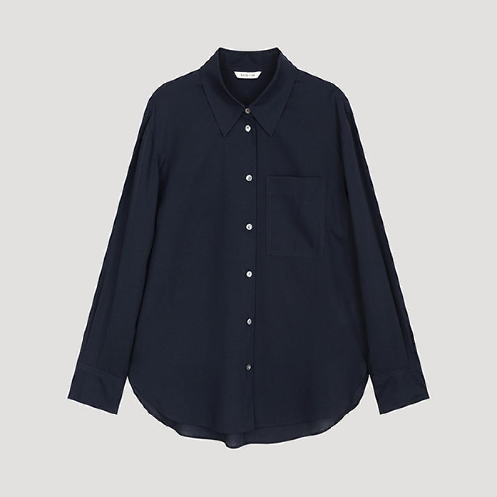 

She S miSS Льняная рубашка с накладными карманами SwwSto21040 Dn DARK NAVY/55
