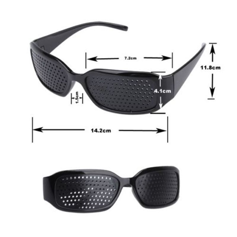 Pin Hole Sunglasses Natural Healing Eyesight Improve Eye Exercise Pinhole Glasses Vision Care