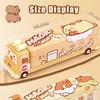 Capybara Pencil Case Bus Shape Stationery Organizer New Stationery Storage Box  Students
